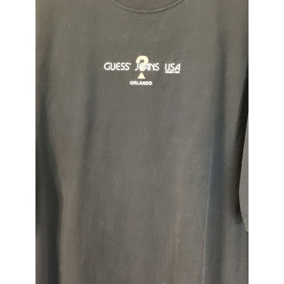 Guess Jeans T-Shirt Black Size XXL - Picture 3 of 5